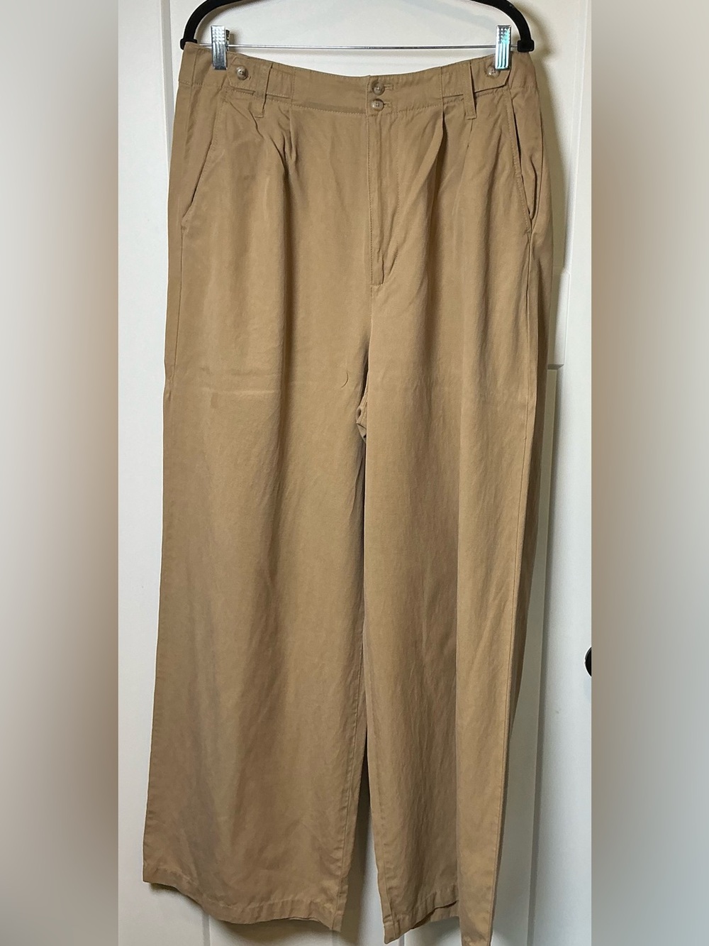 Women’s Madewell Harlow Wide Leg Trouser Tan Size 14T